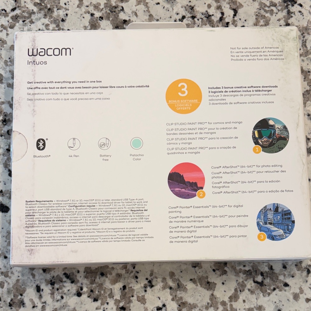 Wacom Intuos Creative Pen Table Pistachio - Picture 2 of 4